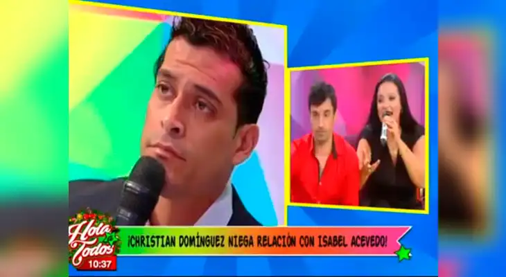 Hola a Todos: Christian Domínguez reaccionó mal tras pregunta sobre bailarina (VIDEO) Hola a Todos: Christian Domínguez reaccionó mal tras pregunta sobre bailarina (VIDEO)