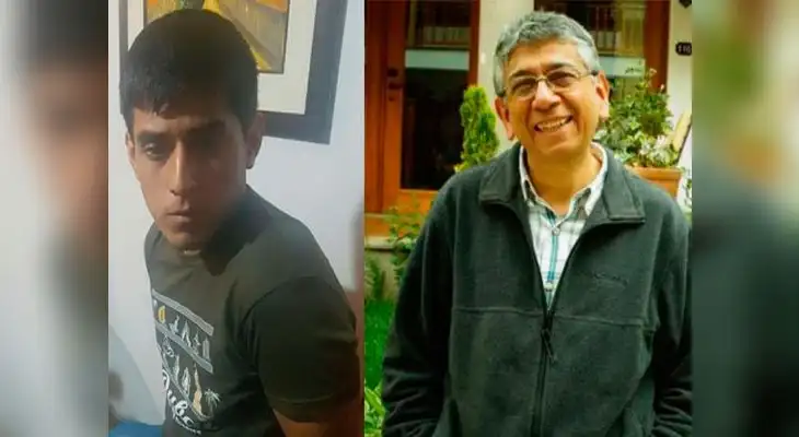 Wilfredo Zamora y su víctima José Yactayo