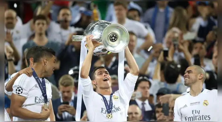 Cristiano Ronaldo ya ganó dos títulos de la Champions League con Real Madrid y va por la tercera