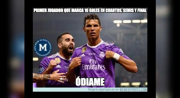 Los mejores 'memes' de Cristiano Ronald en la final de la Champions League