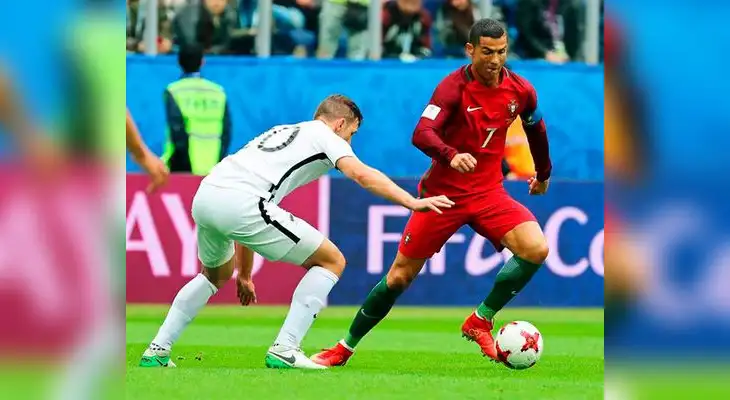 Cristiano Ronaldo anotó un gol y fue el mejor de Portugal. FOTO: EFE