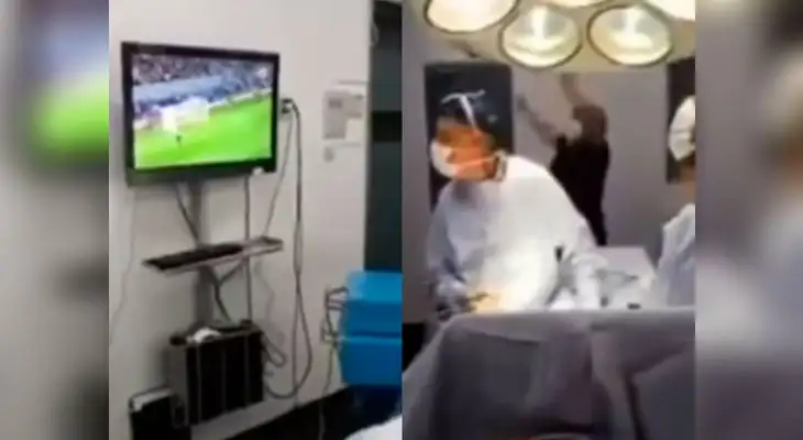 Polémica por médicos que celebran triunfo de Chile... ¡en plena cirugía! [VIDEO]