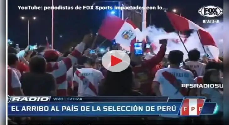 Un mar rojiblanco recibió a la selección peruana a su arribo a Buenos Aires [VIDEO]