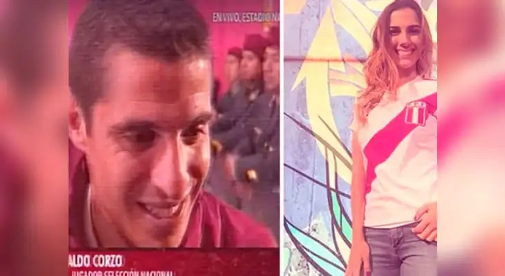 Aldo Corzo se emocionó con conductora de TV