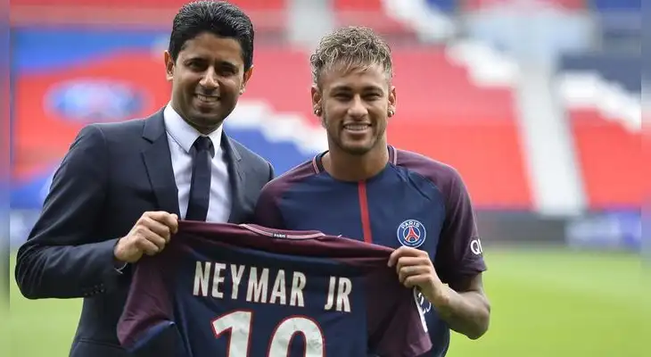 Nasser Al Khelaifi no quiere que se vaya Neymar Nasser Al Khelaifi no quiere que se vaya Neymar