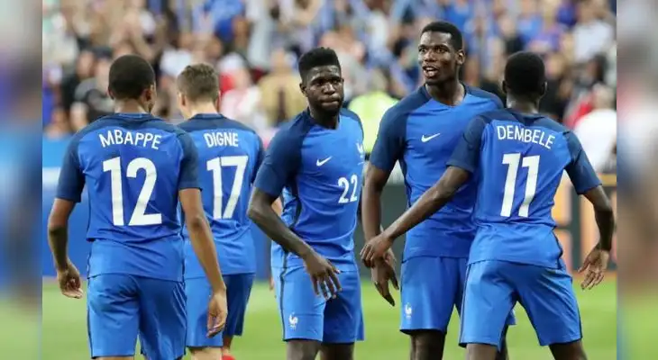 Griezmann, Mbappé y Pogba las cartas de Deschamps para el Mundial de Rusia Griezmann, Mbappé y Pogba las cartas de Deschamps para el Mundial de Rusia