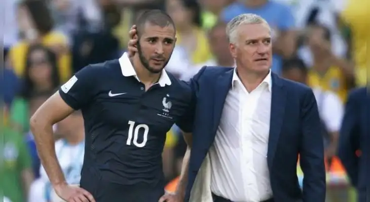 Deschamps borró de la selección a Benzema Deschamps borró de la selección a Benzema