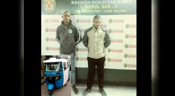 Los hermanos habrían robado la mototaxi en VMT Los hermanos habrían robado la mototaxi en VMT