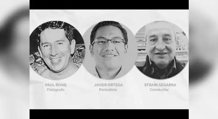 Colombia identifica cuerpos de periodistas ecuatorianos asesinados por disidentes de las FARC Colombia identifica cuerpos de periodistas ecuatorianos asesinados por disidentes de las FARC