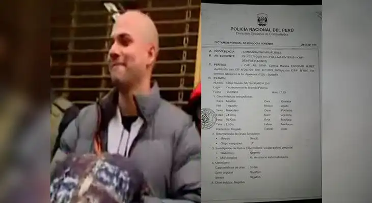 Piero Gaitán García afrontaría su juicio en libertad tras resultado de examen médico