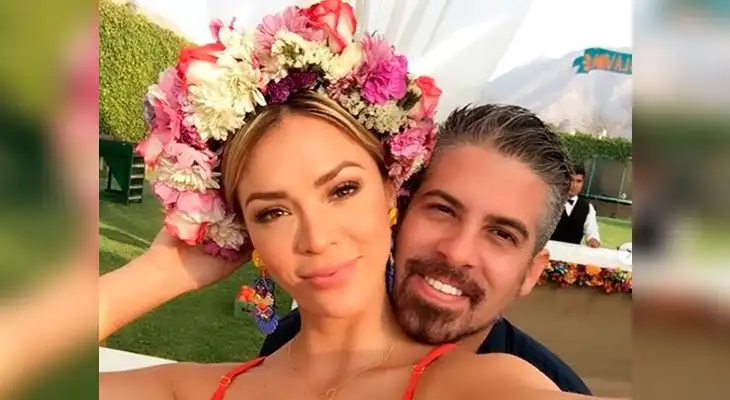 Sheyla Rojas y su novio Pedro Moral