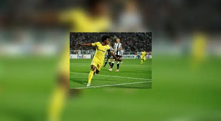 El brasileño Willian a los siete minutos anotó el único gol del partido para kla victoria del Chelsea El brasileño Willian a los siete minutos anotó el único gol del partido para kla victoria del Chelsea