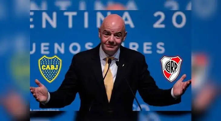 Boca vs River: Giani Infantino asegura que el equipo ganador “se burlará del otro cien años” Boca vs River: Giani Infantino asegura que el equipo ganador “se burlará del otro cien años”