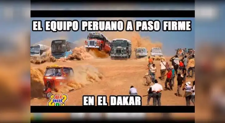 Mira los divertidos memes del Rally Dakar 2019 Mira los divertidos memes del Rally Dakar 2019