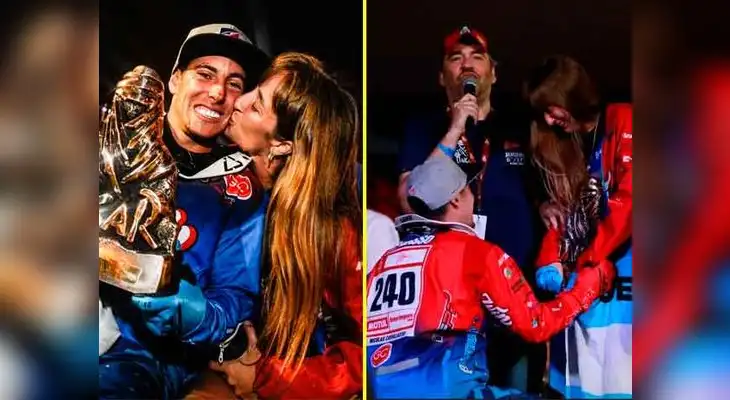 Dakar 2019: Nicolás Cavigliasso pidiío matrimonio al ser campeón en cuatrimotos Dakar 2019: Nicolás Cavigliasso pidiío matrimonio al ser campeón en cuatrimotos