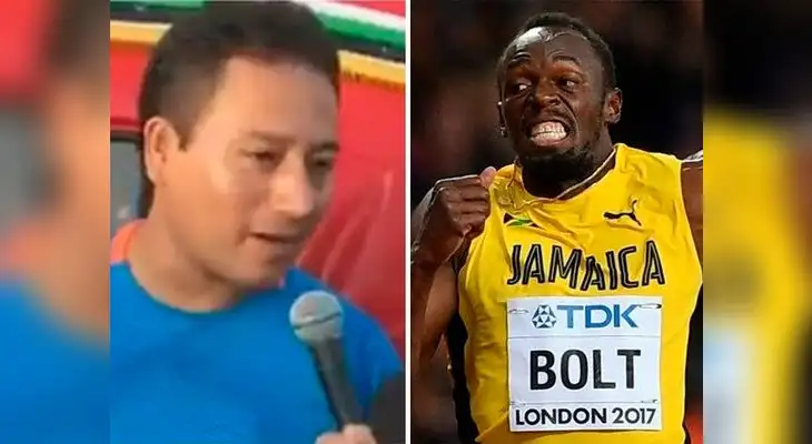 Mototaxista se mostró emocionado por la carrera contra Usain Bolt Mototaxista se mostró emocionado por la carrera contra Usain Bolt
