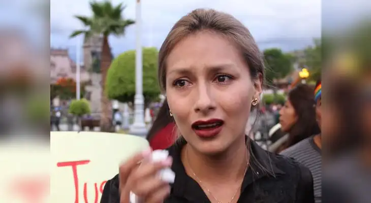 Arlette Contreras espera que PNP también deje ingresar al Congreso a Ni una menos Arlette Contreras espera que PNP también deje ingresar al Congreso a Ni una menos