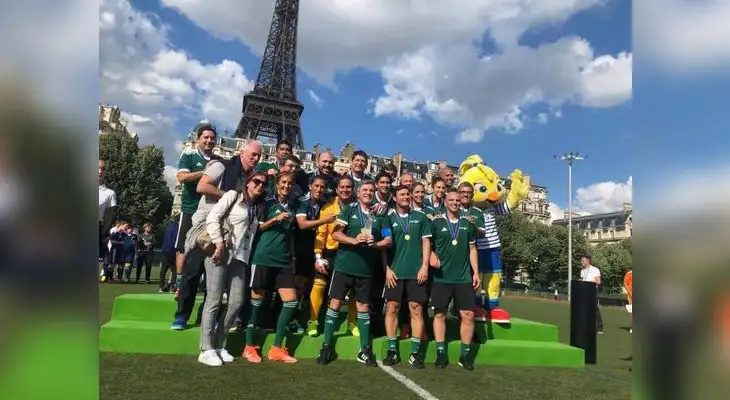 Agustín Lozano con los dirigentes sudamericanos Agustín Lozano con los dirigentes sudamericanos