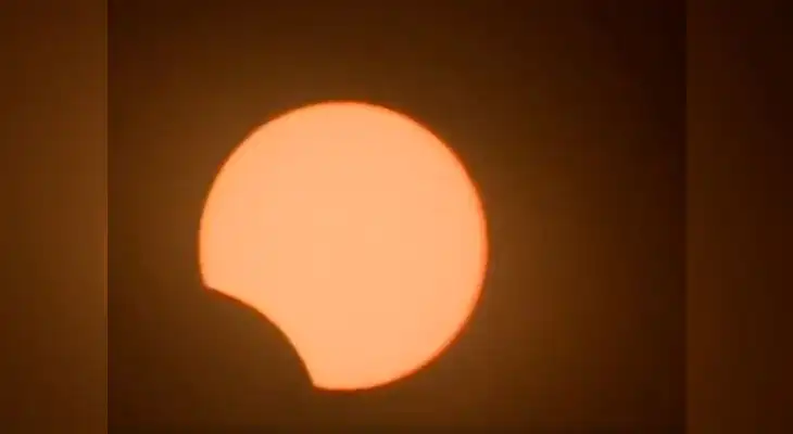 Última fase del eclipse solar 2019 Última fase del eclipse solar 2019