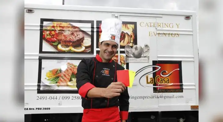 El árbitro Roddy Zambrano tiene como otra pasión la cocina