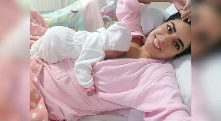 María Victoria Santana se encuentra feliz con la llegada de su hija