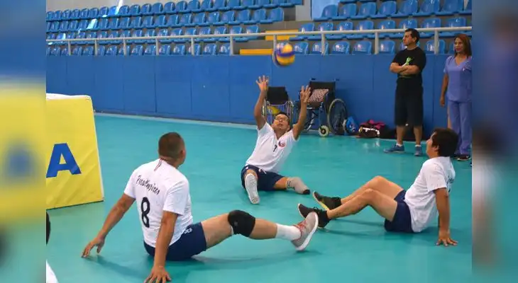 Bruno Quiros es uno de los referentes del voley sentado masculino de Perú FOTO: Andina Bruno Quiros es uno de los referentes del voley sentado masculino de Perú FOTO: Andina