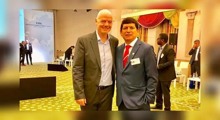 Agustín Lozano, presidente de la FPF, habló sobre la posibilidad del Mundial 2030