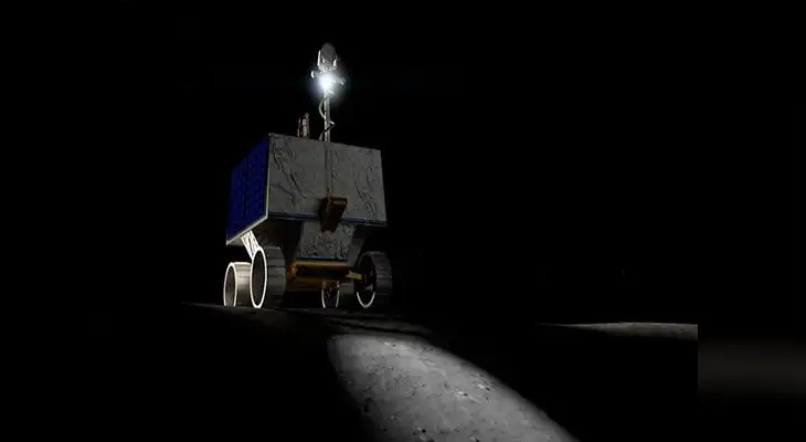 Máquina Volatiles Investigating Polar Exploration Rover o VIPER. Máquina Volatiles Investigating Polar Exploration Rover o VIPER.