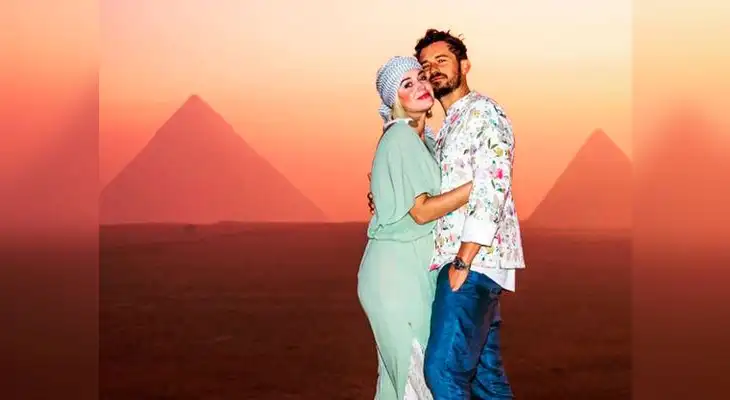 La pareja se lució muy feliz en Egipto