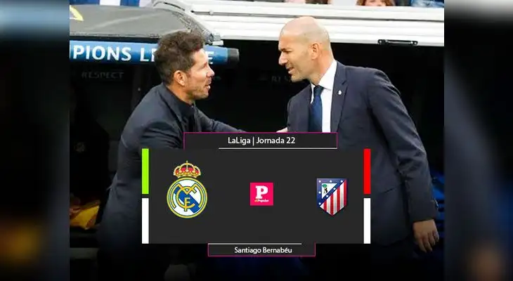 Real Madrid vs. Atlético de Madrid protagonizan el partido de la fecha