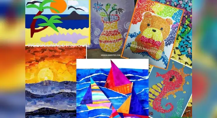 Los los niños pueden entretenerse realizando collage con ayuda de su familia durante la cuarentena. Los los niños pueden entretenerse realizando collage con ayuda de su familia durante la cuarentena.