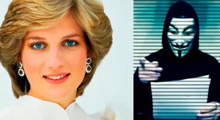 Anonymous habla sobre la muerte de la princesa Diana.