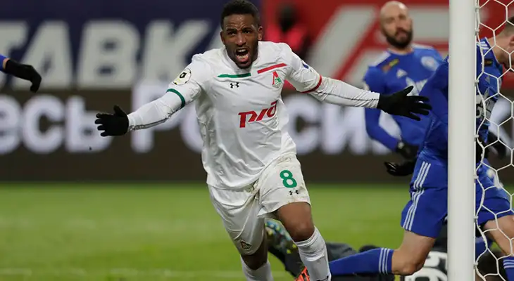 Jefferson Farfán es una de las figuras de la Liga de Rusia con el Lokomotiv. Jefferson Farfán es una de las figuras de la Liga de Rusia con el Lokomotiv.