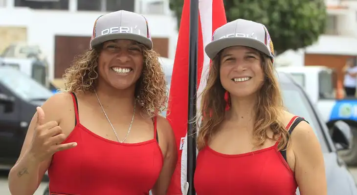 Analí Gómez junto a Sofia Mulanovich. Analí Gómez junto a Sofia Mulanovich.