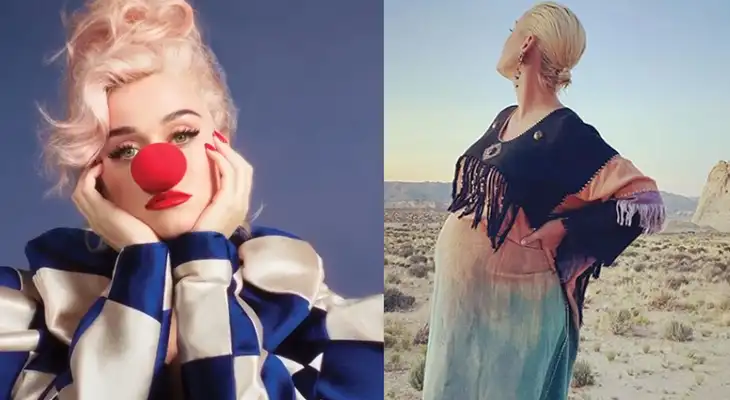 Katy Perry muestra su ombligo en el embarazo: "Es asqueroso y repugnante"