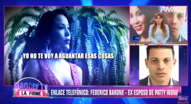 La expareja de Patty Wong, Federico Barone, señaló estar sorprendido que lo hayan acusado de estar detrás de la denuncia por despido de uno de sus trabajdores. La expareja de Patty Wong, Federico Barone, señaló estar sorprendido que lo hayan acusado de estar detrás de la denuncia por despido de uno de sus trabajdores.