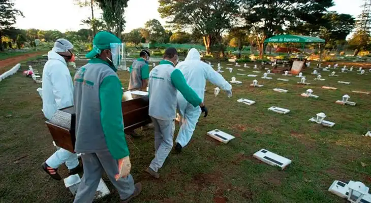Brasil es el segundo país en todo el mundo con más casos de COVID-19.
