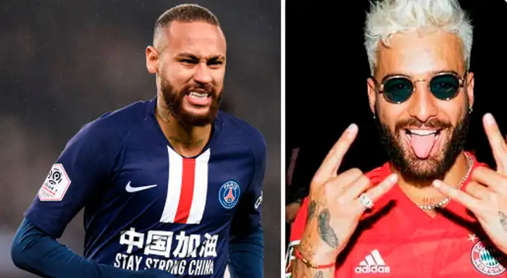 Habría cierta rivalidad entre Neymar y Maluma. Habría cierta rivalidad entre Neymar y Maluma.