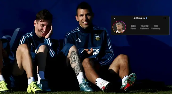 Lionel Messi y Sergio Agüero son figuras de la selección argentina.