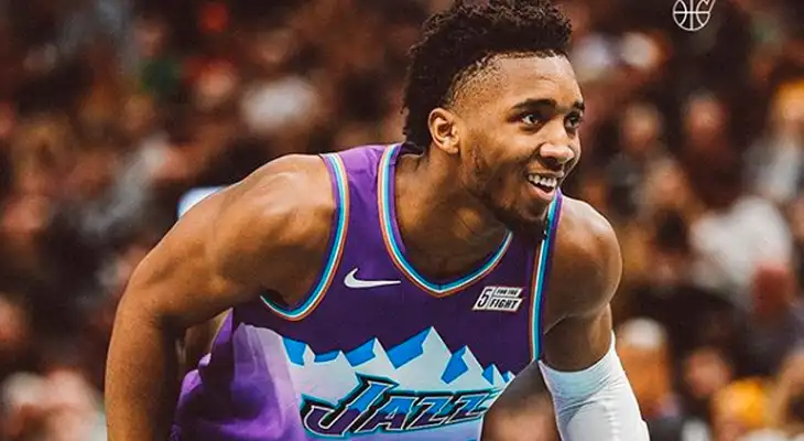 Donovan Mitchel, una de las estrellas de Utah Jazz. Donovan Mitchel, una de las estrellas de Utah Jazz.