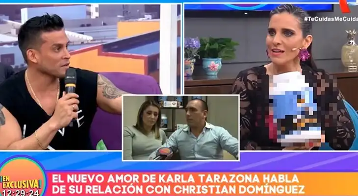 Christian Domínguez recibe regalo de parte del novio de Karla Tarazona