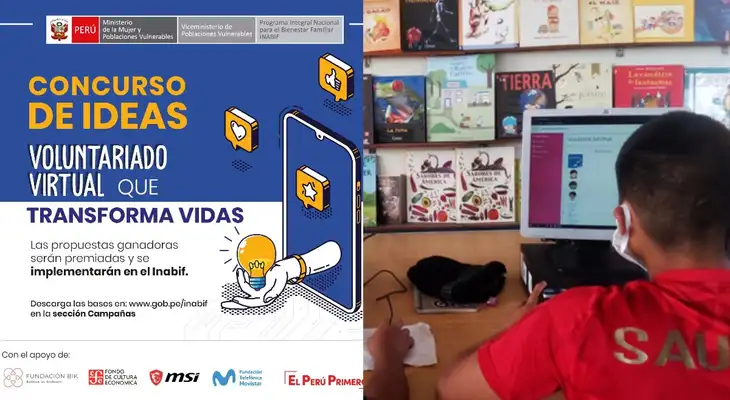 Ministerio de la Mujer convoca a concurso de ideas de voluntariados para niños del Inabif