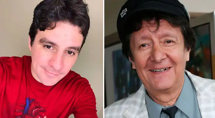 Germán Loero expresa su aprecio a Adolfo Chuiman.