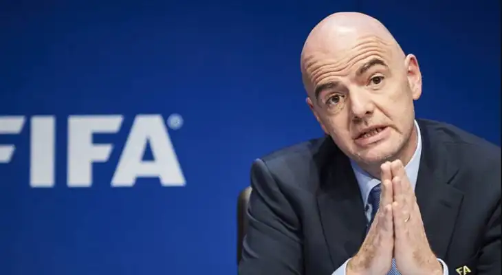 Infantino se encuentra en confinamiento por coronavirus. Infantino se encuentra en confinamiento por coronavirus.