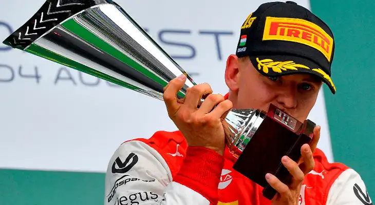 Mick Schumacher campeón mundial de la F2. Mick Schumacher campeón mundial de la F2.