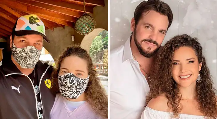 Ismael La Rosa y Virna Flores festejan su aniversario de bodas.