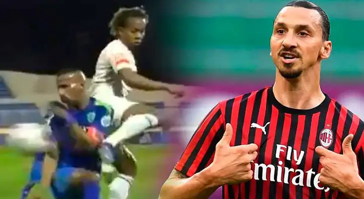 André Carrillo marcó un gol de taco parecido al de Zlatan Ibrahimovic.