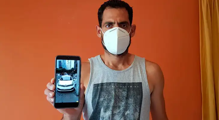 Roban vehículo a portero del Cantolao Roban vehículo a portero del Cantolao