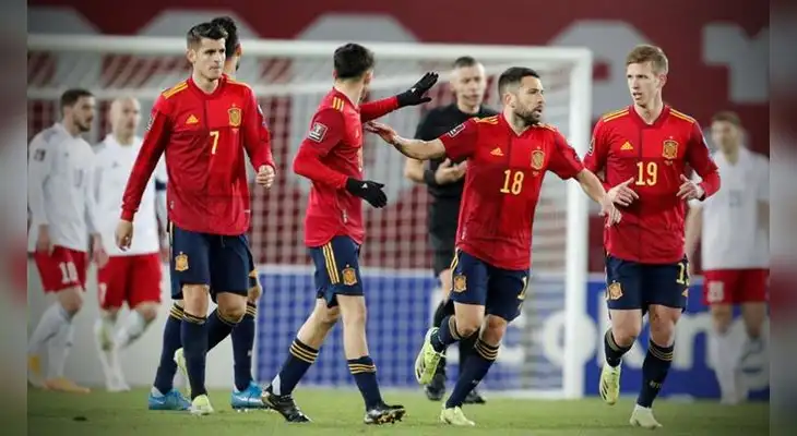 La selección España venció 2-1 a Georgia La selección España venció 2-1 a Georgia
