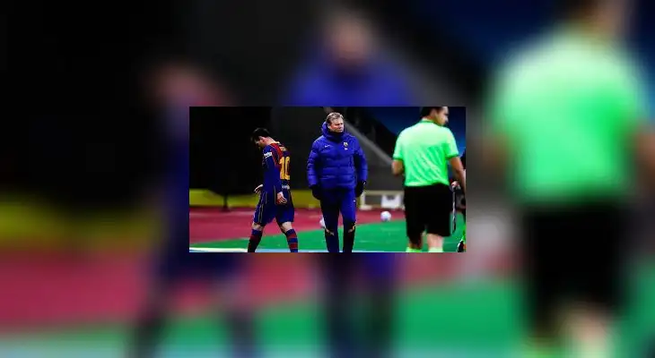 Koeman espera la inspiración de Messi para ganar al Real Madrid.